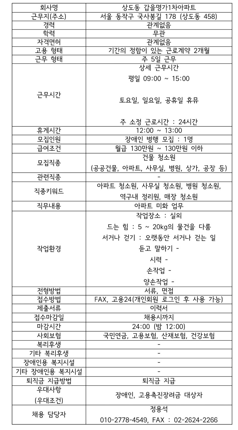 모집공고 상도동 갑을명가1차아파트 아파트 미화원 모집.jpg
